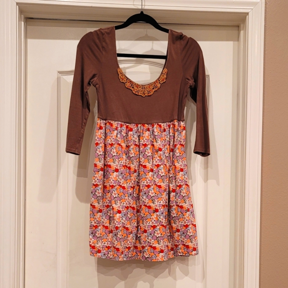 Free People Mini Long Sleeve Dress